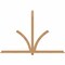 Ekena Millwork Redmond Smooth Timber Gable Bracket, Western Red Cedar, 96"W x 64"H x 3 1/2"D x 3 1/2"F, 16/12 Pitch GBW096X64X0404RED00SWR - alternate 1
